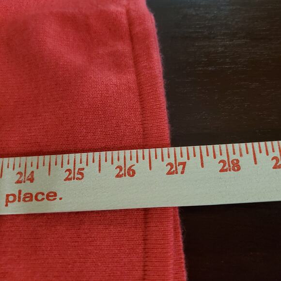 Vtg Precious Fibers Womens V-Neck Cashmere Sweater Size M Pink Relaxed Classic - Picture 9 of 9